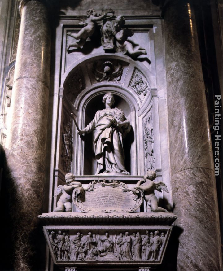 Tomb of Countess Matilda of Tuscany painting - Gian Lorenzo Bernini Tomb of Countess Matilda of Tuscany art painting